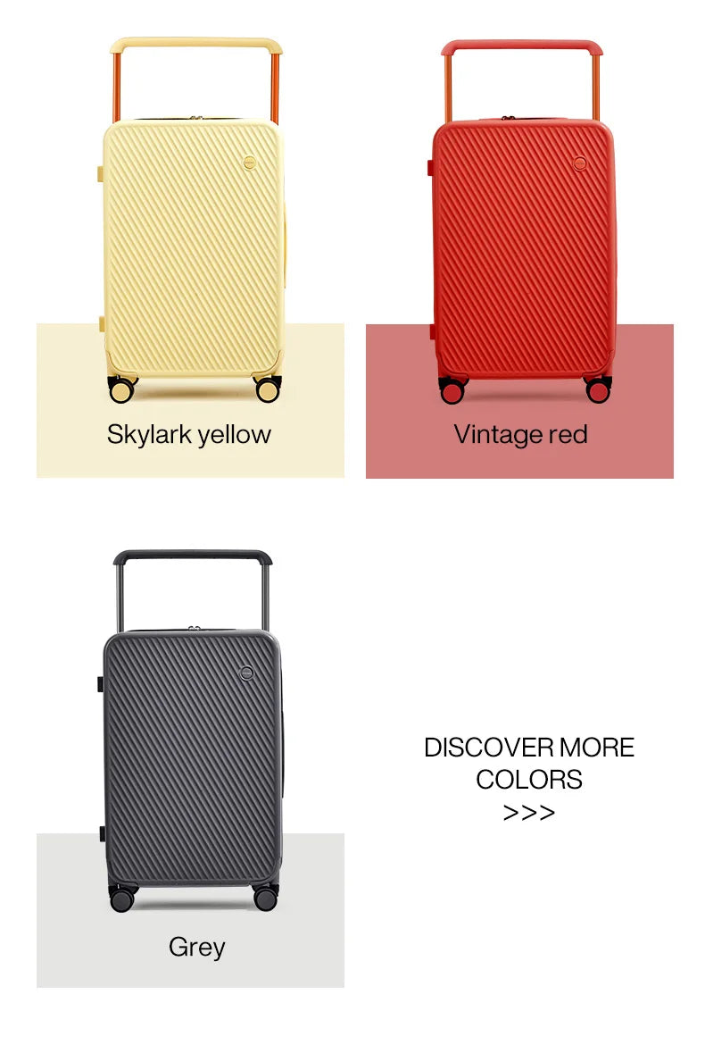 Mixi Expandable Carry On Luggage Lightweight Large Capacity Wide Handle PC Travel Suitcases Spinner Wheels TSA Lock 20 24 Inch