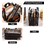 Large Clear Travel Bag TSA Approved, Waterproof Transparent Toiletry & Cosmetic Organizer with Zipper