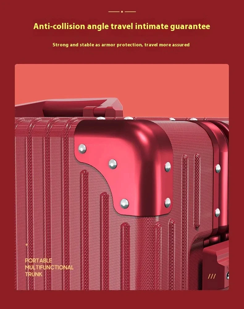 Suitcase Travel Suitcase Fashion Enterprise Suitcase Compact 20-28-inch Lightweight Carrier Roller Suitcase Makeup Box Set