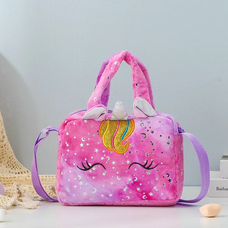 Plush Unicorn Shoulder Crossbody Bag