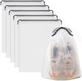 Clear Drawstring Shoe Bags (5PCS)