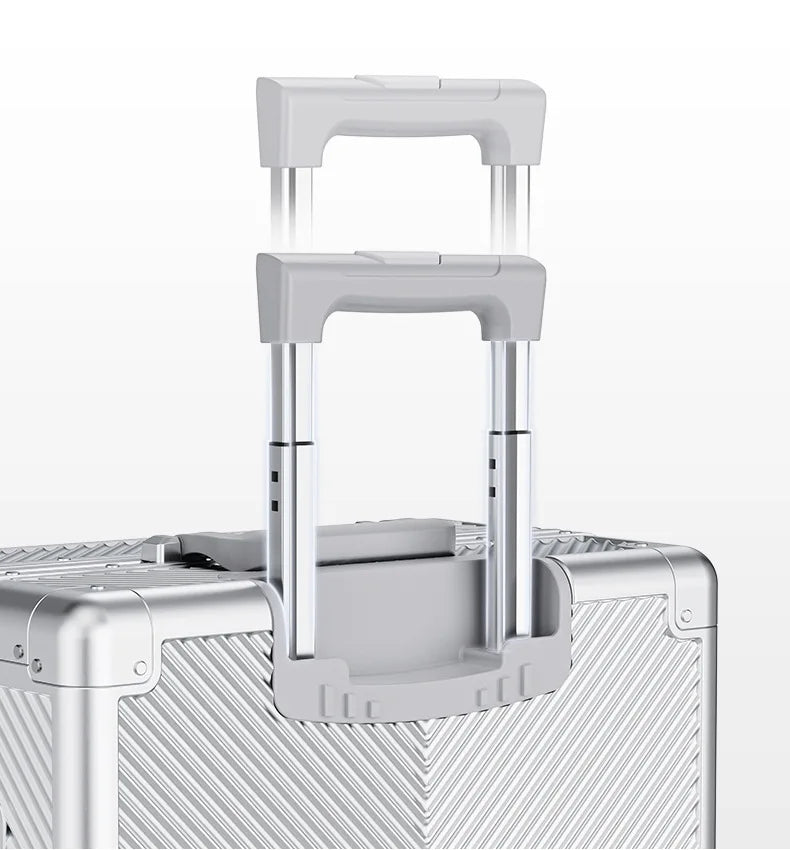 All-magnesium-aluminum alloy Travel Suitcase Rolling Luggage 20-inch Business Boarding Trolley Case With wheels Carry-on Luggage