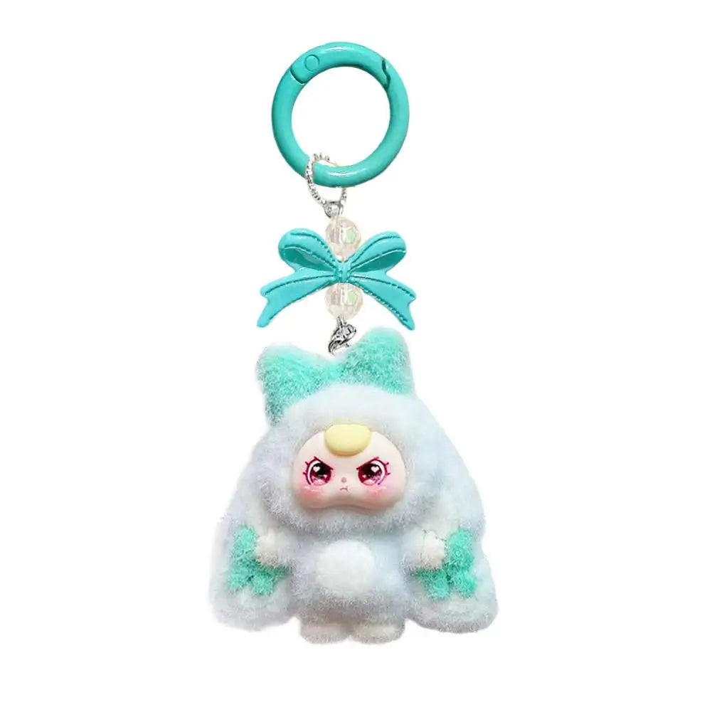Anime Flocked Dora DIY Decorative Pendant KeyChain Backpack Decor Cute Cartoon Schoolbag Pendant Boys And Girls Gifts