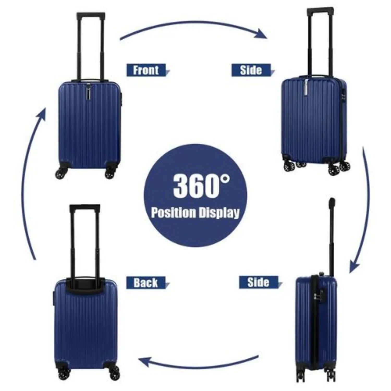 2-Piece Hardshell Spinner Luggage Set