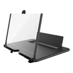 3D HD Phone Screen Magnifier Desktop Mobile Amplifier Stand for Seniors Video Movie Watching Home Travel Party Use