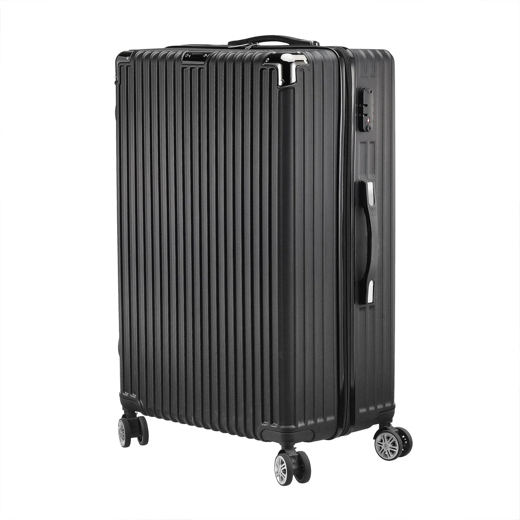 Roshanda 3-Piece Luggage Set Suitcase set 20 "24" 28 "ABS hard shell travel luggage set 4 Universal Swivel quiet Wheels
