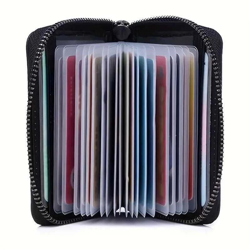 Ultra-Thin RFID Zipper Wallet