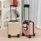 Small Luggage Travel Bag 14 Inches Luggage Travel Luggage with Cup Holder and Hook