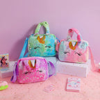 Fashion Sweet Unicorn Handbags For Girls Cute Kid Crossbody Shoulder Bag Children Birthday Party Gift Little Girl Small Purse