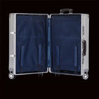 100% Aluminum-Magnesium Alloy Suitcases 20/24/26/29 Inch Lightweight Spinner Luggage TSA Lock Durable Travel Bag