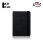 Rfid Blocking Protection Travel Passport Credit Holder Cover Case Business PU Leather Women Men Ticket Protective Accessories