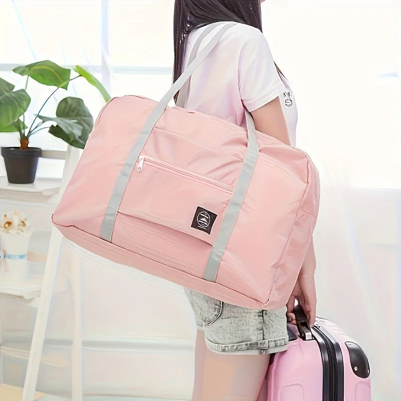 Foldable Travel Duffel Bag - Lightweight / Weekender