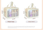 Wet-dry separation makeup bag portable toiletry bag travel essentials large capacity storage bag fitness swimming essentials