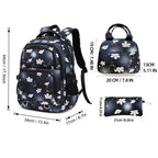 Stitch Large Capacity Backpack Daypack Lightweight Schoolbag Casual Travel Knapsack for Women Girls Pen Lunch Bags