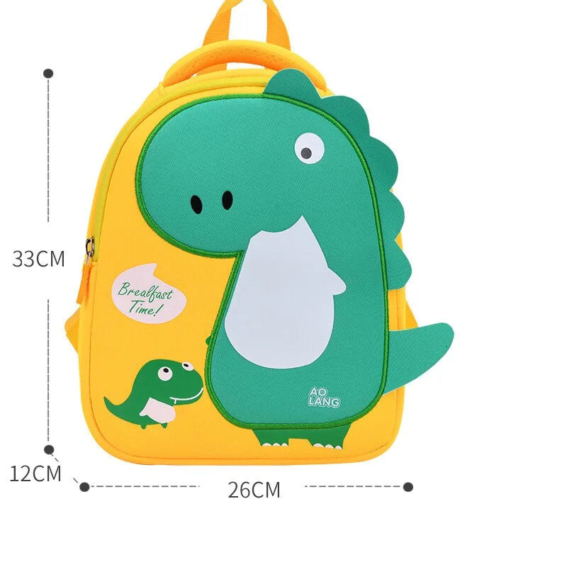 Cute Kids School Bags Kindergarten Preschool Bag Dinosaur Children Schoolbag 3-8 Years Old Cartoon Fashion Backpack for Girl Boy