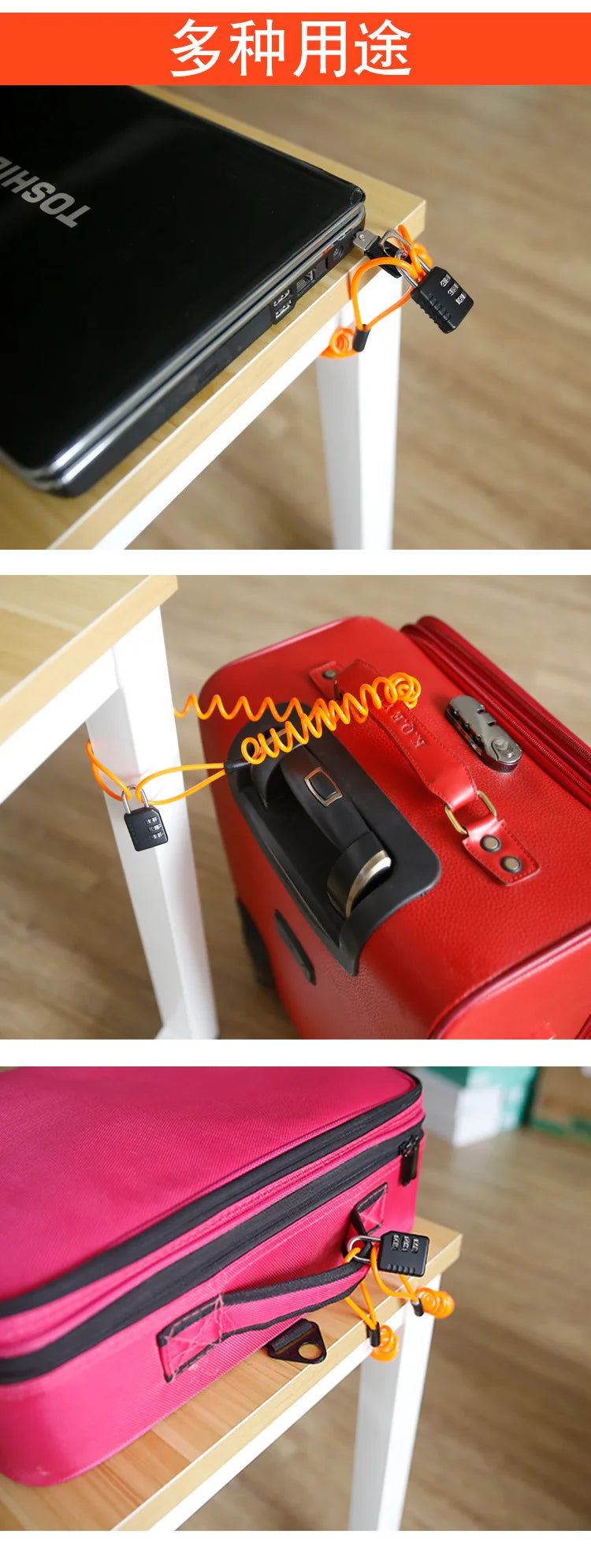 Alloy Combination Code Number Lock Padlock Luggage Lock for Zipper Bag Backpack Handbag Drawer Cabinet Luggage Lock Tools