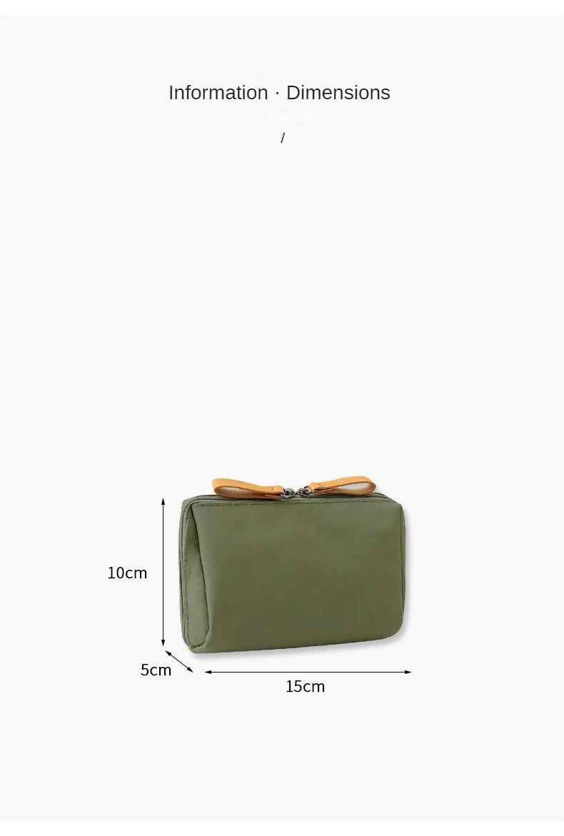 Portable Waterproof Women Makeup Bag Cosmetic Bag Coin Pouch Storage Bag Mini Lipstick Bag Small Bag Toiletry Bag Organizer Case