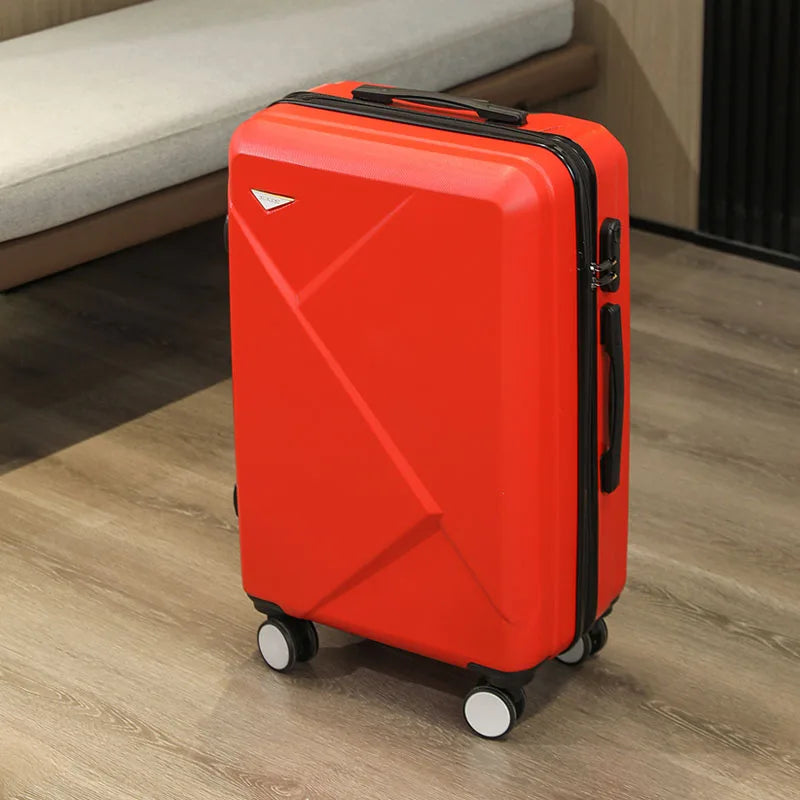 Irregular Z 20/24/28 Inch Carry-on Luggage Suitcase Abs Spinning Wheels with Combination Lock Lightweight Luggage