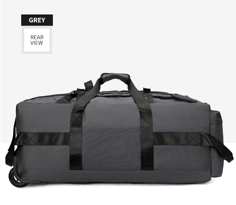 Travel Bag, Large Capacity Handbag, Portable Outdoor Carry-On Luggage, Wheeled Travel Bag, Convenient and Practical Unisex Travel Bag