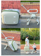 Cartoon Children's Trunk Baby Box Child Rideable Travel Bag 20 Inch Foldable Baby Car