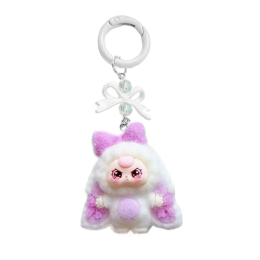 Anime Flocked Dora DIY Decorative Pendant KeyChain Backpack Decor Cute Cartoon Schoolbag Pendant Boys And Girls Gifts