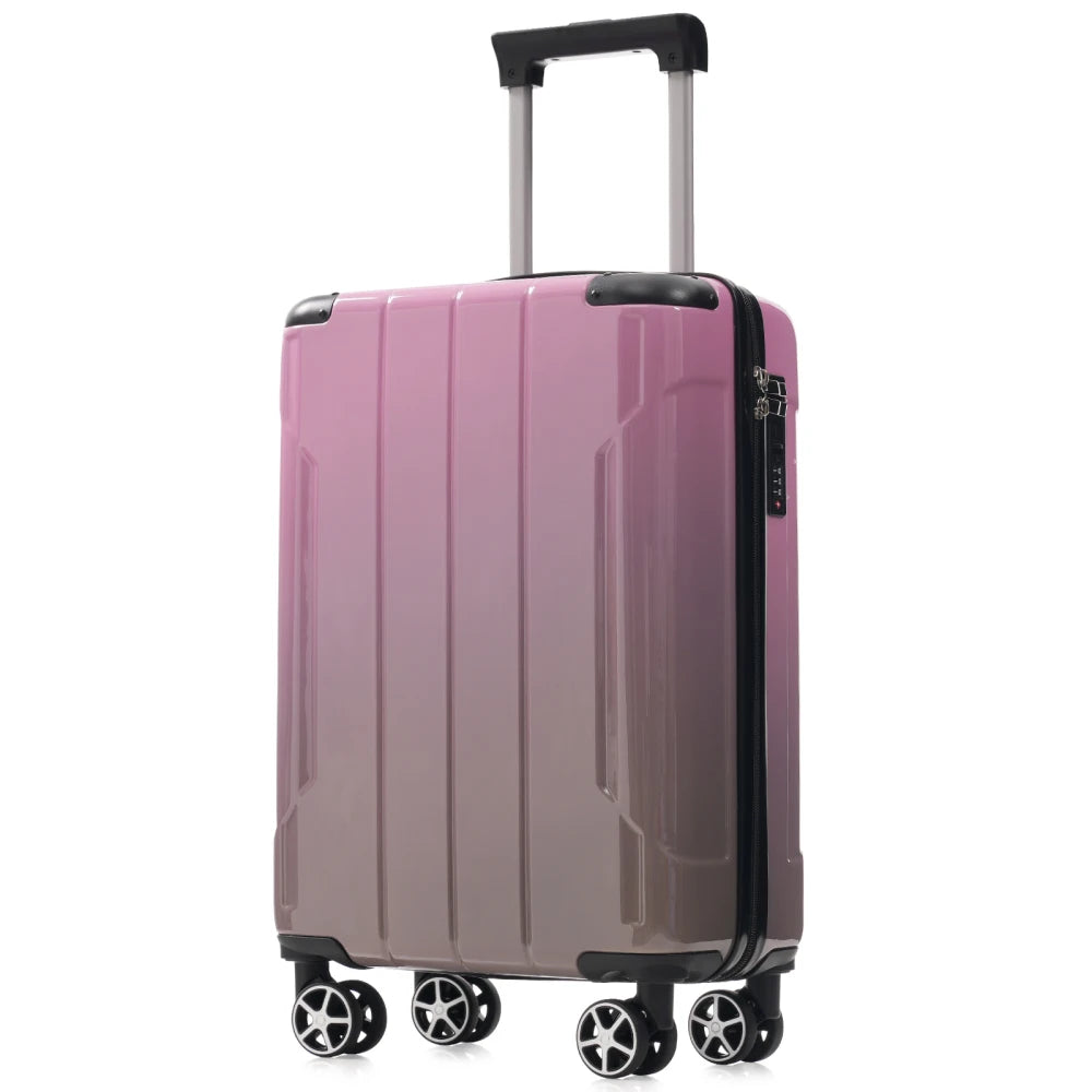 Luggage Sets 2 Piece Suitcase Set with Spinner Wheels, Built-in TSA Lock, Foldable Duffel Bag for Travel Men & Women