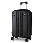 KONO Suitcase Lightweight hard case trolley suitcase with 4 twin wheels ABS material