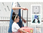 Travel kids luggage cartoon Riding trolley case children's riding suitcase can sit and ride rolling luggage gift travel bags