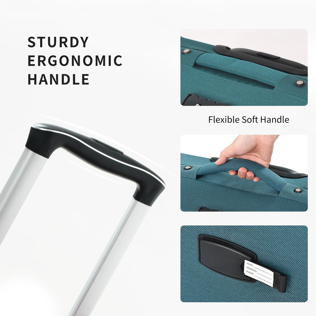 3-Piece Softside Luggage Set