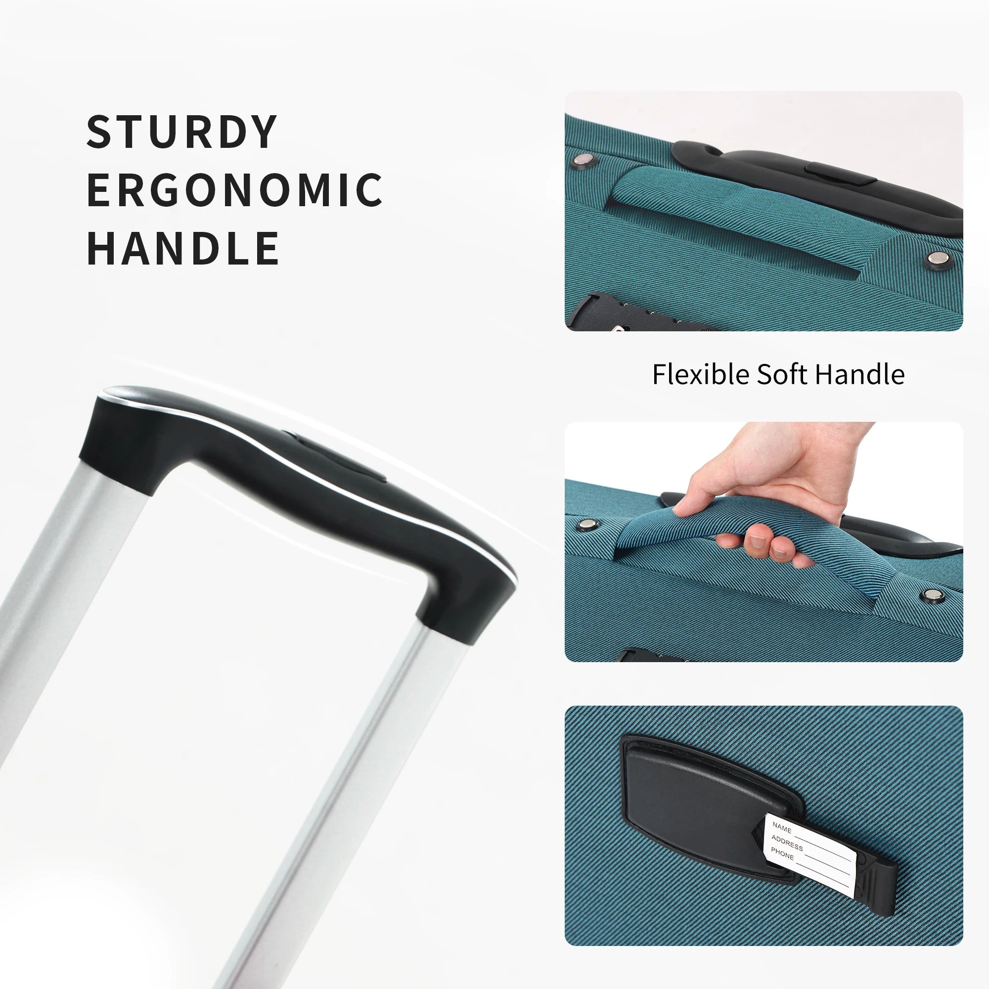 3-Piece Softside Luggage Set