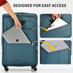 3-Piece Softside Luggage Set
