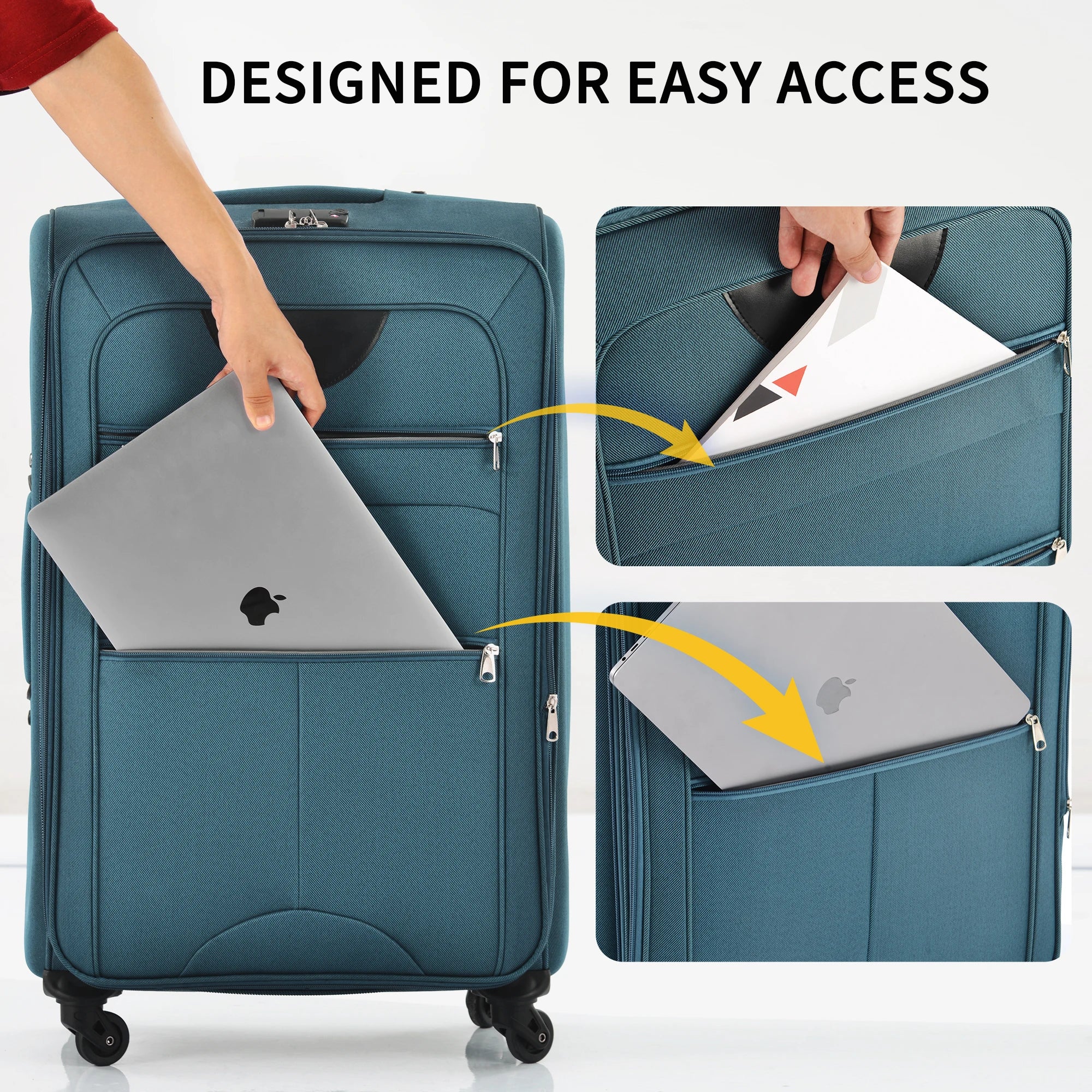3-Piece Softside Luggage Set