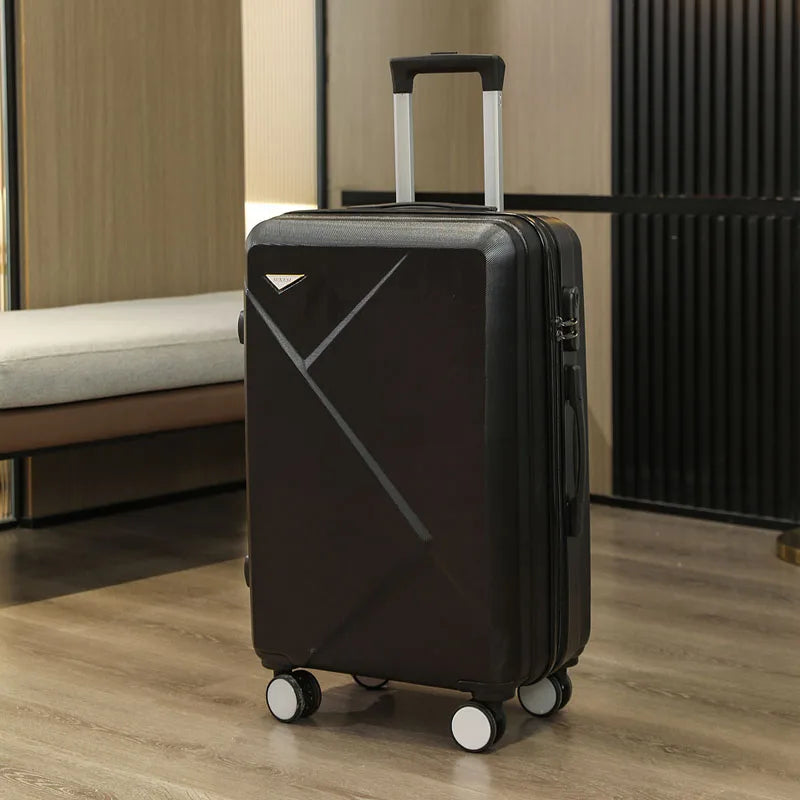 Irregular Z 20/24/28 Inch Carry-on Luggage Suitcase Abs Spinning Wheels with Combination Lock Lightweight Luggage