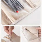 Travel Makeup Bag Waterproof Toiletries Organizer High Quality Women Neceser Bathroom Hook Wash Pouch Hook Makeup Storage Bag