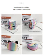 Cute Design Children's Small Cat Shoulder Bags Lovely Baby Girls Coin Purse Boys Kids Crossbody Bag Handbag Princess Accessories