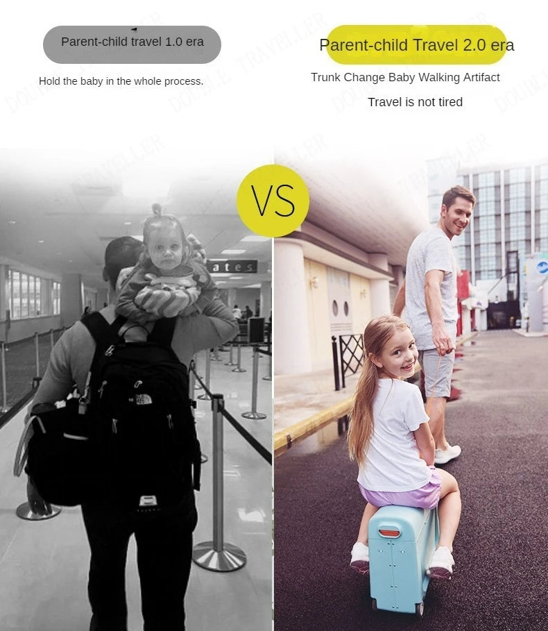 Multifunctional Wear-resistant Trolley Case Children's Luggage Student Boarding Box Universal Wheel Rolling Suitcase