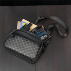Luxury Floral Print Backpack Men Fashion Design Men's Backpacks Large-capacity Travel Bags PU Leather Backpack Male Schoolbag
