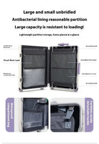 Suitcase Aluminum Frame with Colorful Silent Spinner Wheel TSA Lock Travel Trolley Case 20"Carry-on High-quality Rolling Luggage
