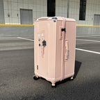 Rectangular Suitcase Large Size Lightweight Rolling Luggage Travel Bag with Five Wheels PC Trolley Case Anti-Fall Unisex