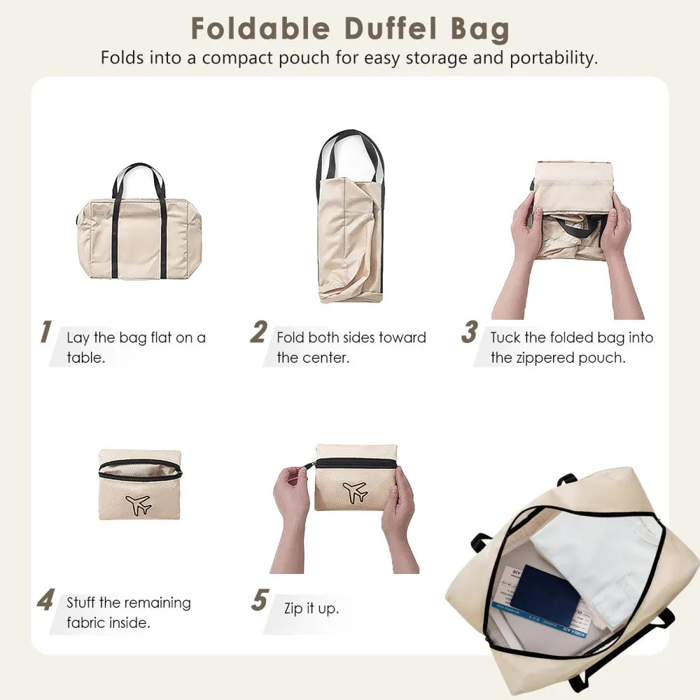 2-Piece Spinner Luggage Set with Duffle