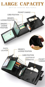 Men's Wallet Large Capacity Multi-Function Wallet