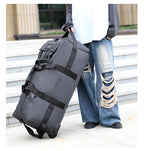 Travel Bag, Large Capacity Handbag, Portable Outdoor Carry-On Luggage, Wheeled Travel Bag, Convenient and Practical Unisex Travel Bag
