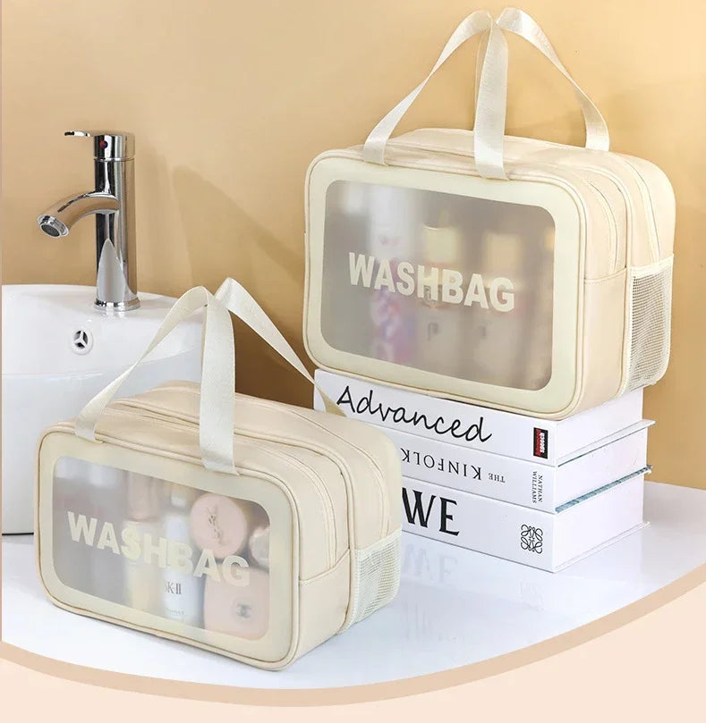 Wet-dry separation makeup bag portable toiletry bag travel essentials large capacity storage bag fitness swimming essentials