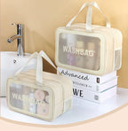 Wet-dry separation makeup bag portable toiletry bag travel essentials large capacity storage bag fitness swimming essentials