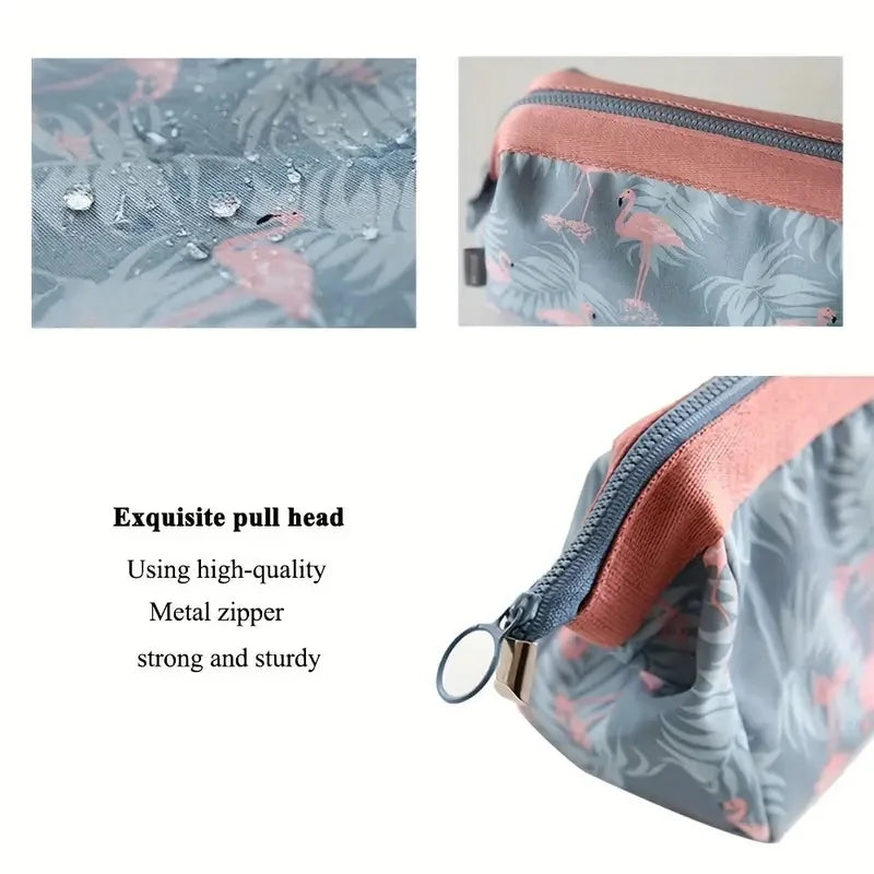 Flamingo Makeup Bag