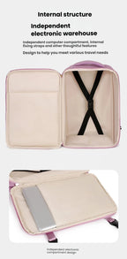 Women Men Hand Luggage Backpack Business College Laptop Travel Backpack Waterproof Carry on mochila viaje cabina avion 40x20x26