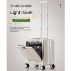 18 Inch Trolley Case Travel Suitcase Boarding Case Aluminum Frame Password Box Suitcase Universal Wheel Rolling Luggage Bag