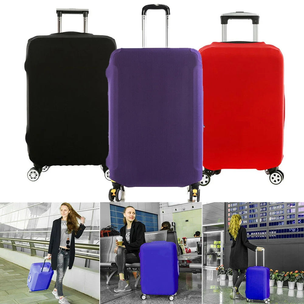 Luggage Cover Suitcase Protector Crack Bear Travel Thicken Elasticity Dust Cover Anti-scratch Protective Case 18-32 Inch Trolley