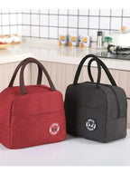 New Japanese solid color versatile cation fresh-keeping ice bag bento thermal insulation bag student lunch box bag portable ther