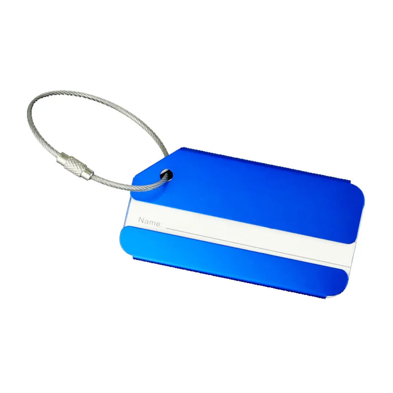 Aluminum Alloy Travel Luggage Tags Suitcase Bag Labels Travel ID Bag Tag Airlines Baggage Labels Card Unisex Travel Accessories